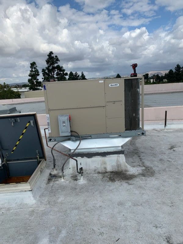 Roof Installation of Lennox System in Tustin