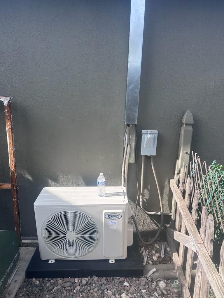 Ductless AC Installation at Newport Beach