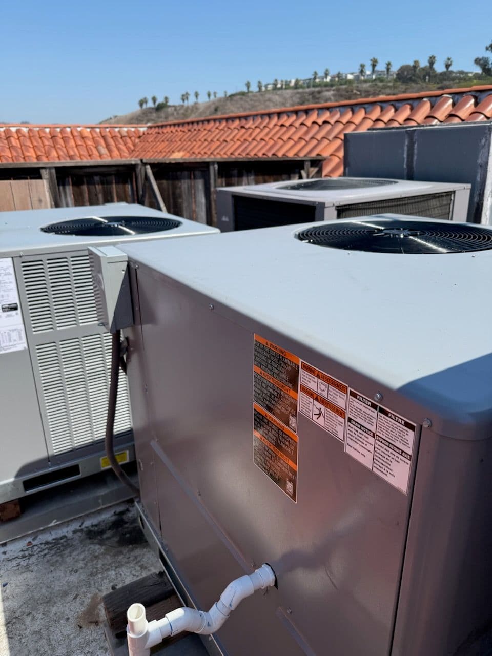 Gallery photos for Two New Commercial Heat Pumps Installed: Image #1